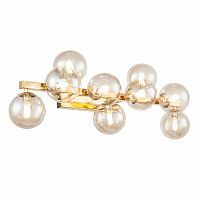 потолочная люстра maytoni dallas mod547wl-09g янтарная в Костроме