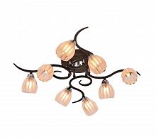 потолочная люстра idlamp raymond 213/8pf-blackchrome в Костроме