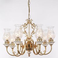 подвесная люстра lucia tucci vetralla 179.7 antique gold в Костроме