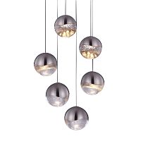 подвесной светильник globo 6u nickel от delight collection в Костроме