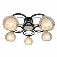 потолочная люстра arte lamp ginevra a1604pl-5bk в Костроме