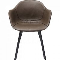 стул с подлокотниками lounge серый в Костроме