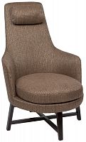 кресло home space brown коричневое в Костроме