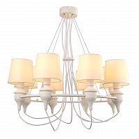 подвесная люстра arte lamp sergio a3326lm-8wh в Костроме
