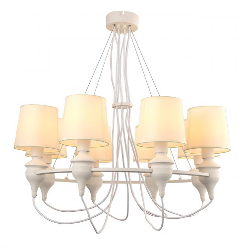 подвесная люстра arte lamp sergio a3326lm-8wh в Костроме