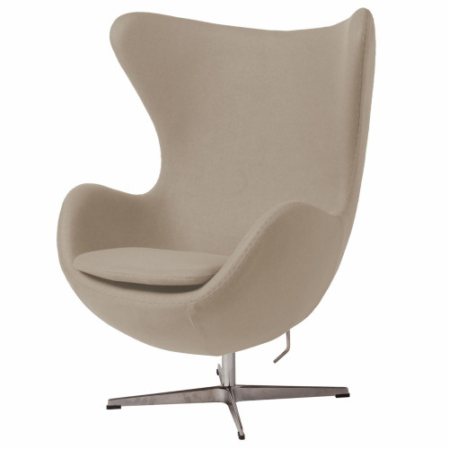 кресло egg chair бежевое в Костроме