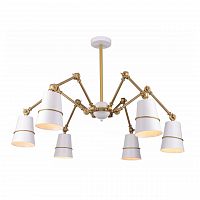 подвесная люстра divinare reattiva 8035/03 lm-6 белая в Костроме