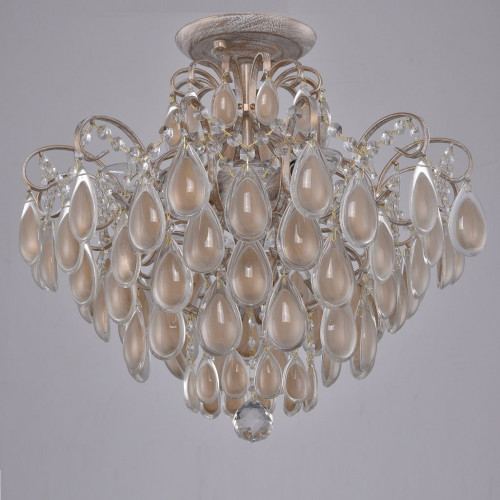 потолочная люстра crystal lux sevilia pl4 gold в Костроме