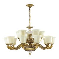 подвесная люстра odeon light merano 3997/15 белая в Костроме