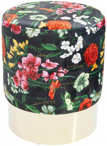 kare design пуф flores, коллекция "флорес" 35*42*35, полиэстер, дсп, сталь, мультиколор в Костроме