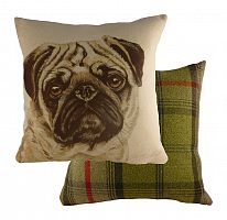 подушка с принтом waggydogs pug в Костроме