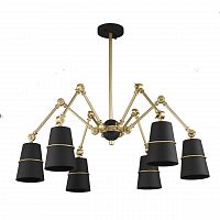 подвесная люстра st luce sorspreso sl458.422.06 черная в Костроме