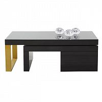 стол журнальный vision black gold чёрный в Костроме