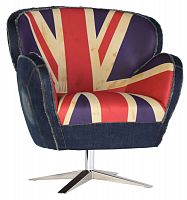 кресло aizek uk flag красное-синее в Костроме
