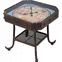 столик приставной antique clock черный в Костроме