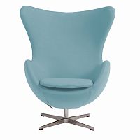 кресло egg chair голубое в Костроме