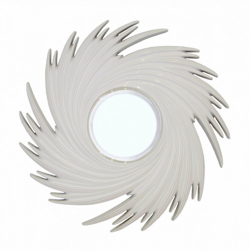 зеркало-солнце в раме свирл tornado white в Костроме