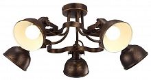 потолочная люстра arte lamp martin a5216pl-5br в Костроме