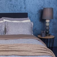 комплект постельного белья decoflux сатин 1.5 спальный versaille grey в Костроме