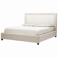 кровать двуспальная 160х200 бежевая dakota+ в Костроме