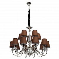подвесная люстра mw-light софия 7 355013715 коричневая в Костроме