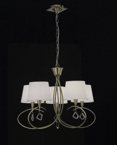подвесная люстра mantra mara antique brass 1621 в Костроме
