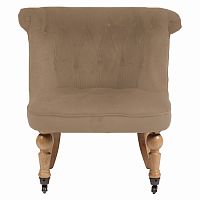 кресло amelie french country chair светло-коричневое в Костроме