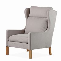 кресло wingback серый в Костроме