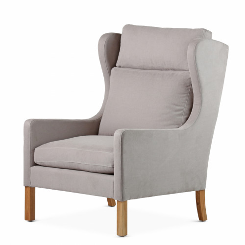 кресло wingback серый в Костроме