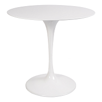 стол eero saarinen style tulip table top mdf d80 глянцевый белый в Костроме