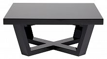 стол журнальный oak black varnish чёрный, лак в Костроме