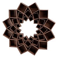 стеллаж лотос 3 круга орех от odingeniy в Костроме
