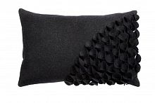 подушка с объемным узором alicia dark gray в Костроме