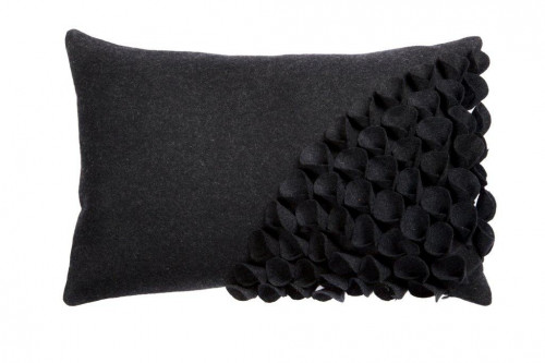 подушка с объемным узором alicia dark gray в Костроме