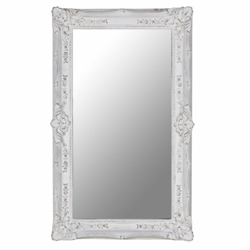 зеркало прямоугольное настенное белое ла-манш distressed chalk white в Костроме