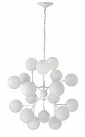 подвесная люстра crystal lux medea white sp18 белая в Костроме