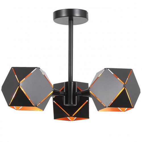потолочная люстра st luce enigma sl258.402.03 черная в Костроме