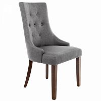 стул деревянный elegance dark walnut / fabric grey в Костроме