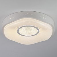 потолочный светодиодный светильник eurosvet shine 40011/1 led белый в Костроме