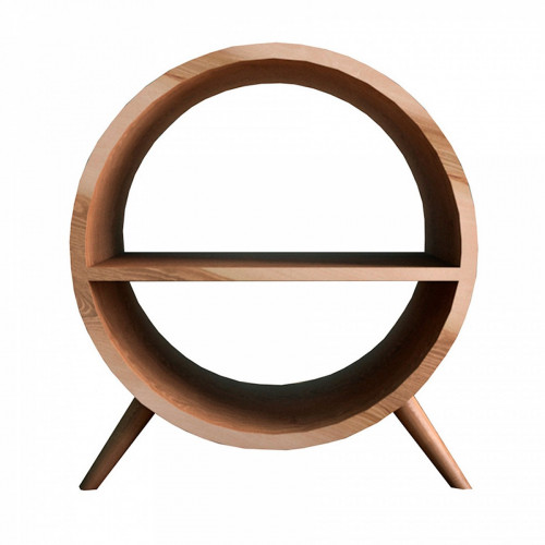 тумба ellipse круглая с полкой орех в Костроме