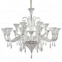 подвесная люстра ideal lux santa sp18 хром в Костроме