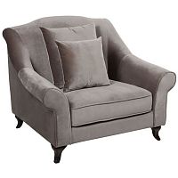 кресло prime minister velvet pale brown серое в Костроме