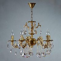 подвесная люстра ambiente granada 2118/5 ab tear drop в Костроме