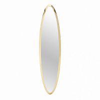 зеркало золотое овальное в узкой раме gold oval в Костроме