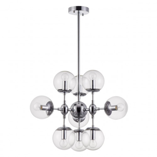 подвесная люстра freya richard fr5596pl-09ch хром в Костроме