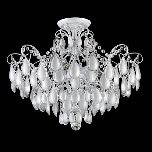 потолочная люстра crystal lux sevilia pl6 silver в Костроме