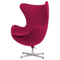 кресло egg chairа малиновое в Костроме