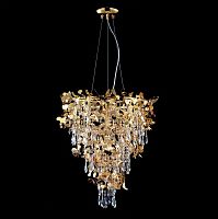 подвесная люстра crystal lux romeo sp10 gold d600 в Костроме