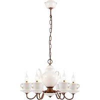 подвесная люстра arte lamp servizio a6483lm-6wh в Костроме