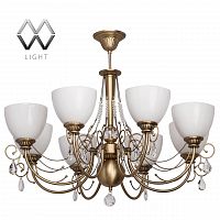подвесная люстра mw-light фелиция 347016608 белая в Костроме